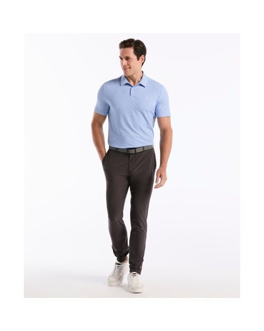 Original Penguin Birdseye View Golf Polo In Baby Blue Jay for men