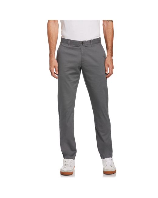 Original Penguin Cotton Twill Slim Fit Chino in Gray for Men | Lyst