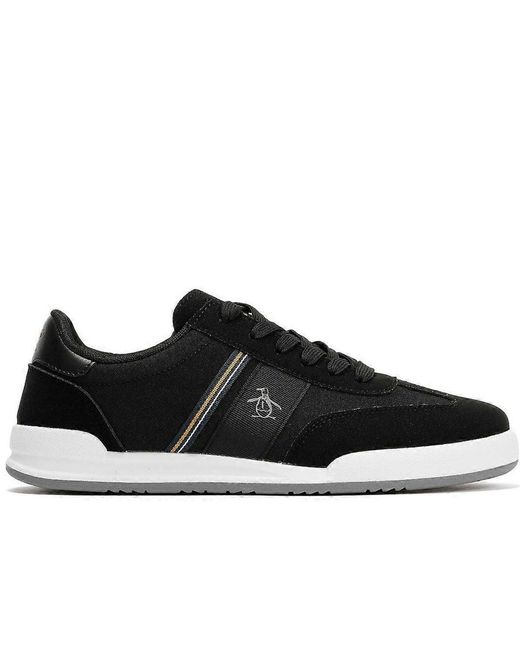 Original Penguin Gaz Trainer In Black for men