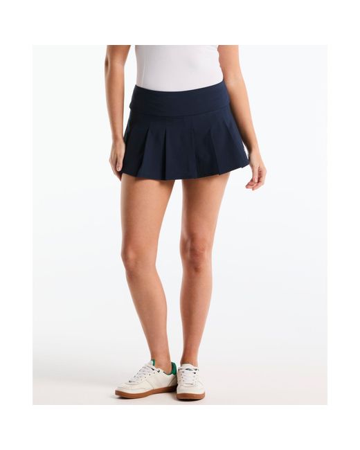 Original Penguin Blue Women's Pleated Tennis Skort In Black Iris for men