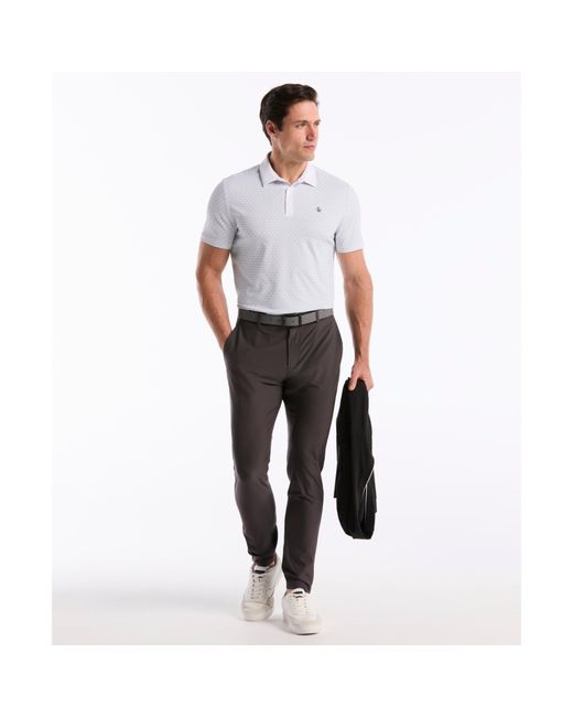 Original Penguin Blue Pete's Tee Time Golf Polo In Bright White for men