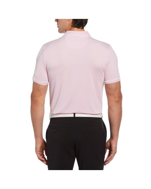 Original Penguin Multicolor Oversized Pete Tipped Short Sleeve Golf Polo Shirt In Gelato Pink for men