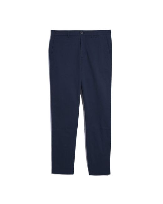 Original Penguin Gray Slim Fit Chinos In Dark Sapphire for men