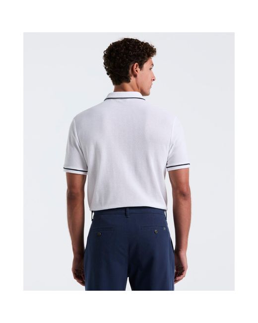 Original Penguin Icons Bentley Mesh Polo Shirt In Bright White for men
