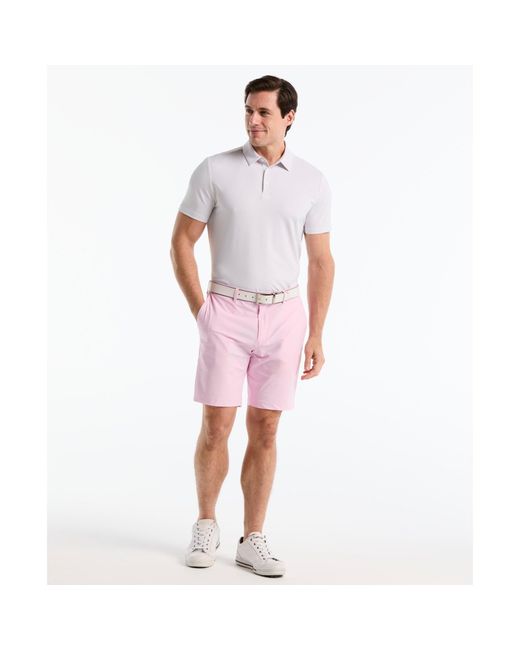 Original Penguin Red The Player 9" Golf Shorts In Pirouette for men