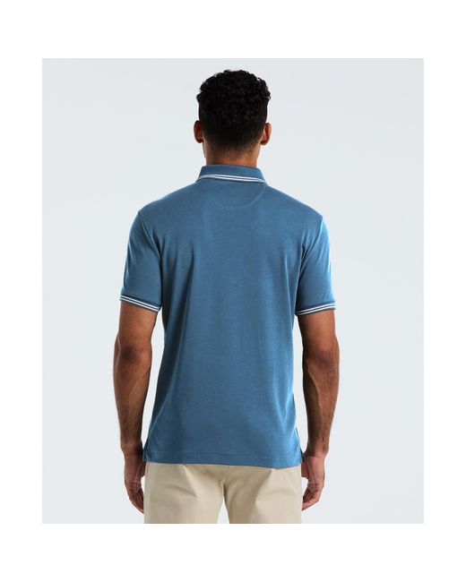 Original Penguin Icons Tipped Polo Shirt In Copen Blue for men