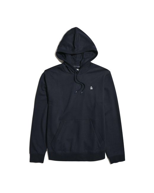 Original Penguin Blue Sticker Pete Hoodie In Dark Sapphire for men