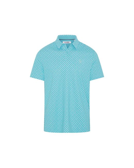 Original Penguin Birdseye View Golf Polo In Blue Radience for men