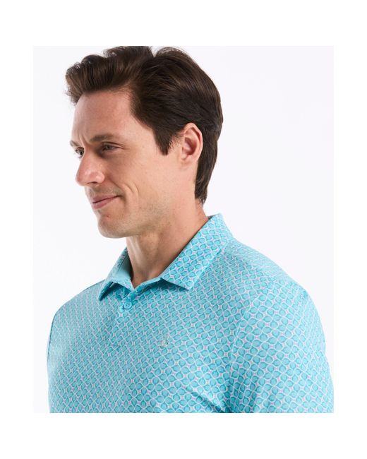 Original Penguin Birdseye View Golf Polo In Blue Radience for men