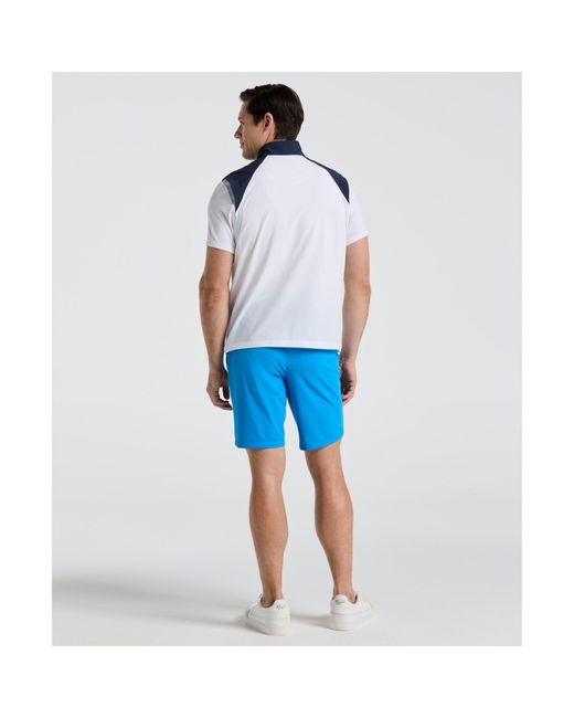 Original Penguin Lightweight Colour Block Golf Gilet In French Blue for men