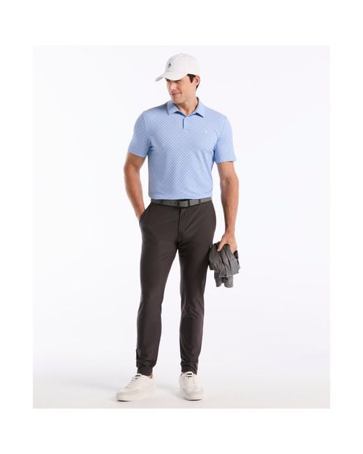 Original Penguin Birdseye View Golf Polo In Baby Blue Jay for men