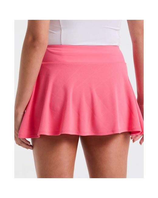Original Penguin Red Women's Jacquard Tennis Skort In Camellia Rose for men