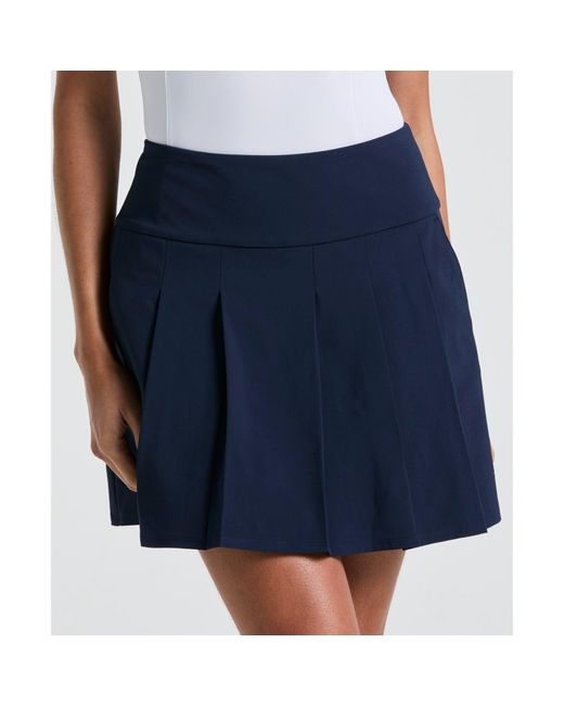 Original Penguin Blue Women's Pleated 17" Golf Skort In Black Iris for men