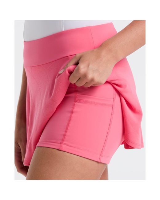 Original Penguin Red Women's Jacquard Tennis Skort In Camellia Rose for men