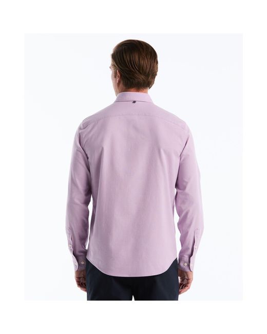 Original Penguin Purple Oxford Shirt In Lavendula for men
