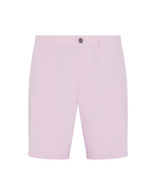 Original Penguin Red The Player 9" Golf Shorts In Pirouette for men