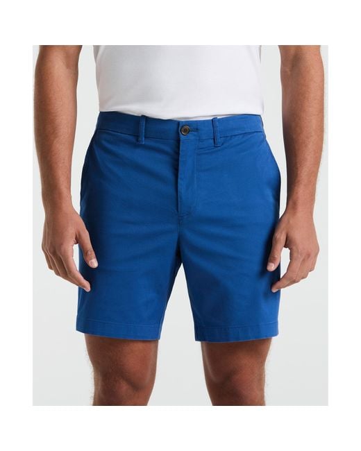 Original Penguin Chino Shorts In Blue Quartz for men
