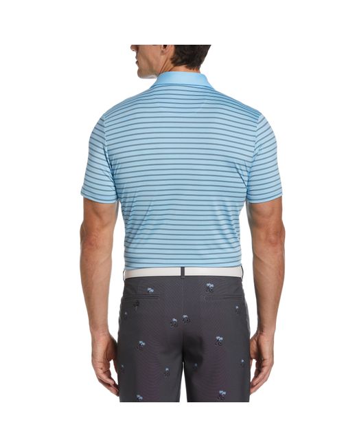 Original Penguin Two-color Stripe Golf Polo in Blue for Men | Lyst