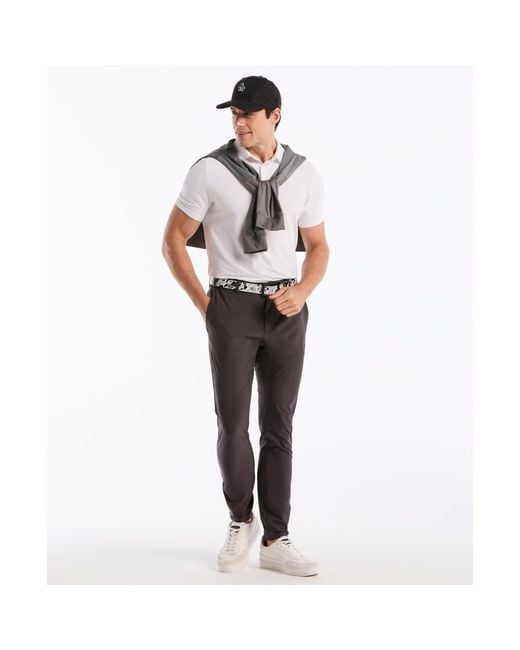 Original Penguin Multicolor Pete Performance Golf Jogger In Asphalt for men