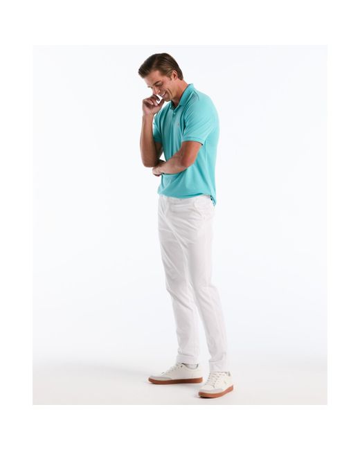 Original Penguin Blue Daddy Pique Polo Shirt In Aquarelle for men