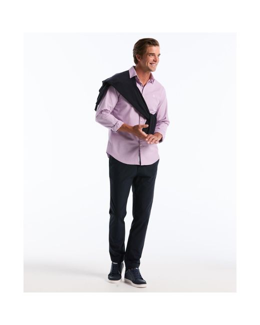 Original Penguin Purple Oxford Shirt In Lavendula for men