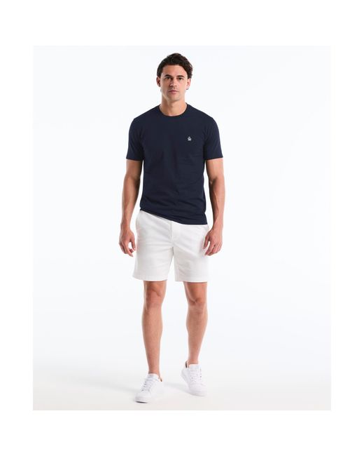 Original Penguin Blue Sticker Pete Logo T-shirt In Dark Sapphire for men