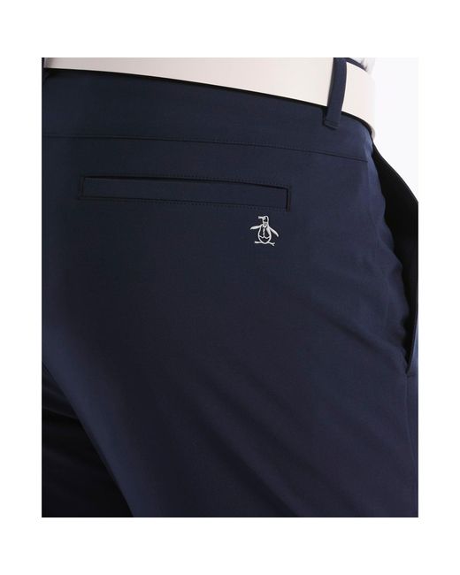 Original Penguin Blue Pete Performance Golf Jogger In Black Iris for men
