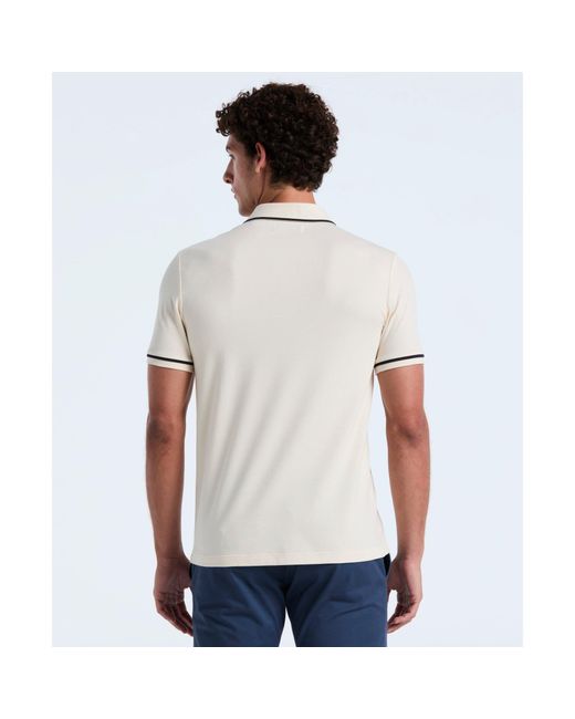 Original Penguin White Earl Pique Short Sleeve Polo Shirt In Birch for men