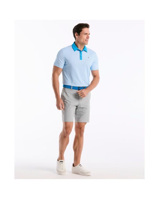 Original Penguin Pete's Tee Time Golf Polo In Malibu Blue for men