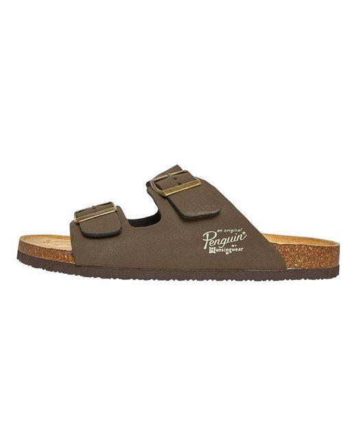 Original Penguin Port Sandal In Brown for men