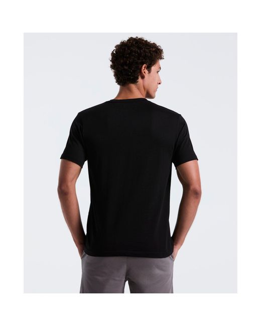 Original Penguin Black Penguin Embroidered Logo T-shirt for men