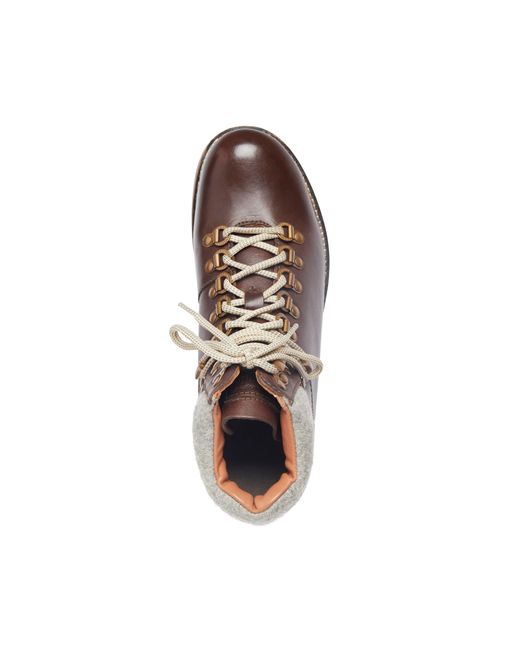 Original Penguin Anish Boot In Leather Brown for men