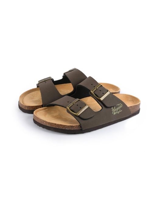 Original Penguin Port Sandal In Brown for men
