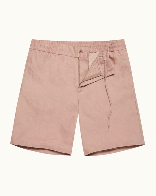 Orlebar Brown Pink Cornell Linen for men