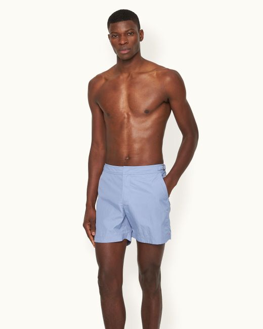 Orlebar Brown Blue Mid-length Swim Shorts Woven for men