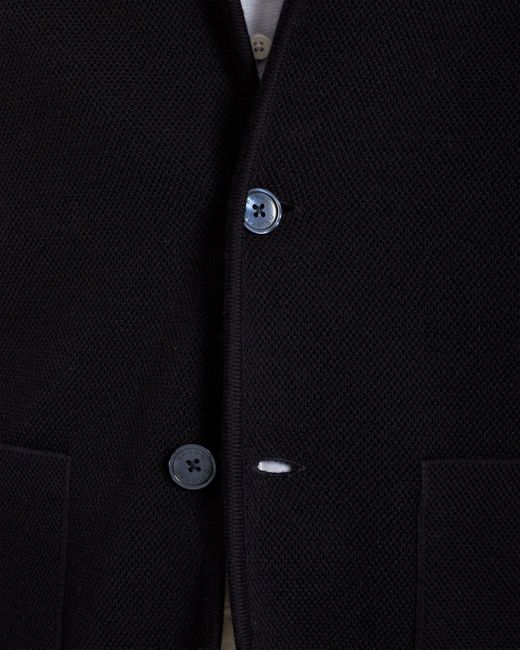 Orlebar Brown Blue Merino Knit Tailored Fit Blazer for men
