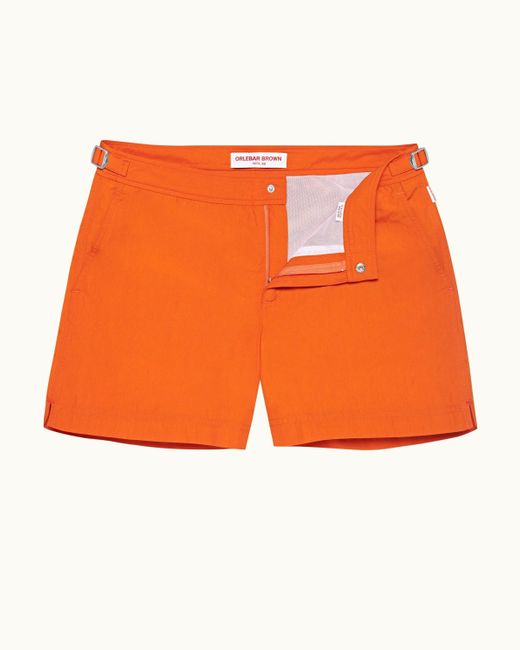 Orlebar Brown Orange Orlebar Shorter-Length Swim Shorts for men