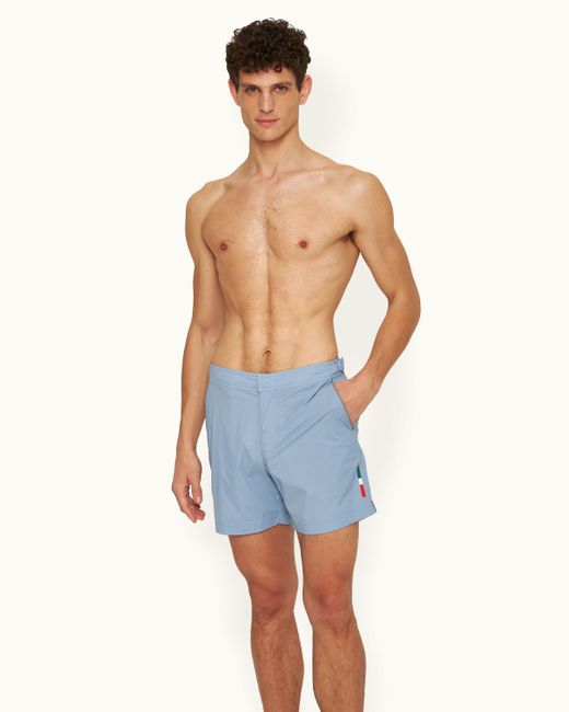 Orlebar Brown Blue Mid-length Swim Shorts for men