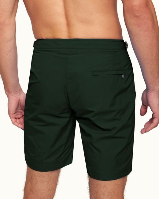 Orlebar Brown Green Longer-length Swim Shorts for men