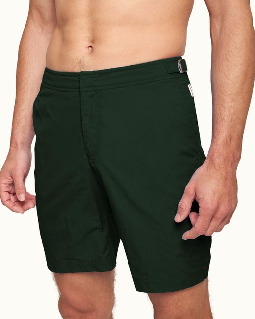 Orlebar Brown Green Longer-length Swim Shorts for men