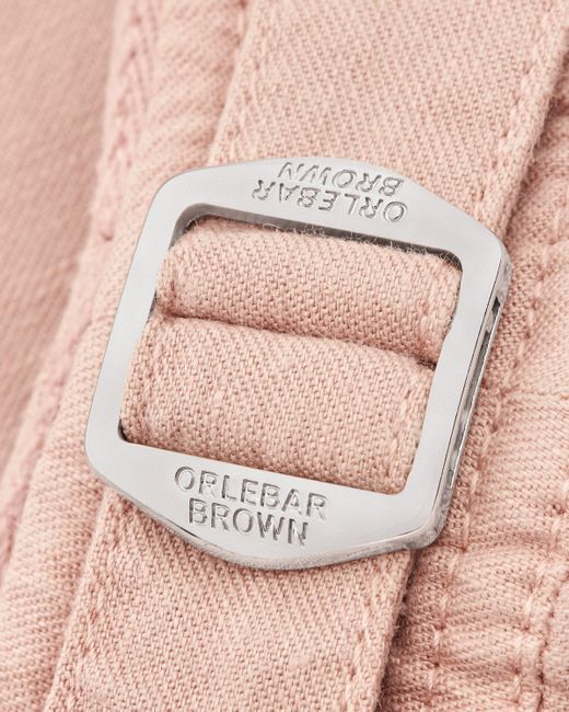Orlebar Brown Pink Bulldog Garment Dye for men