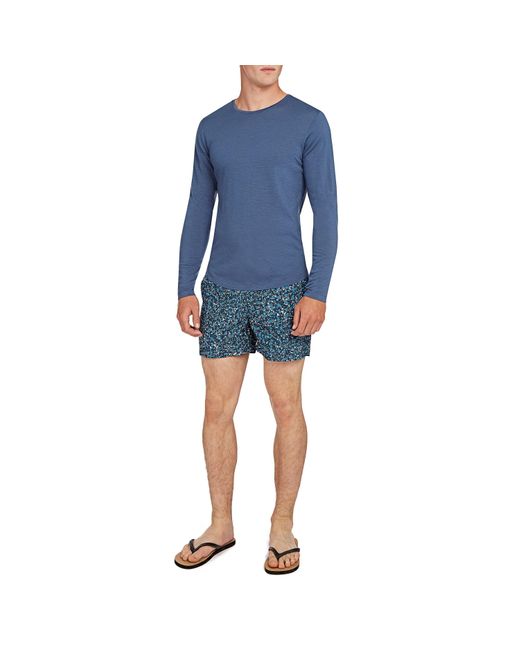 Orlebar Brown Synthetic Navy/lake Blue Shorter-length Swim Shorts for ...