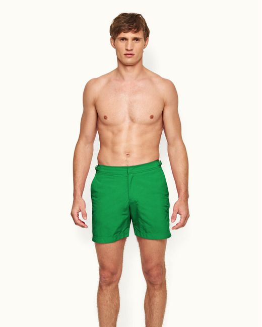 Orlebar Brown Green Mid-length Swim Short for men