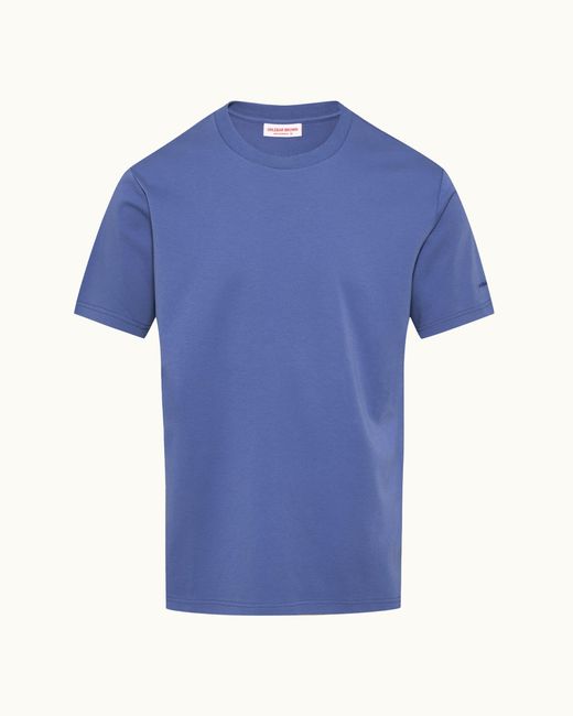 Orlebar Brown Blue Dark Tailored Cotton T-Shirt for men