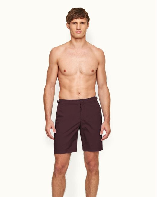 Orlebar Brown Purple Longer-length Swim Shorts for men
