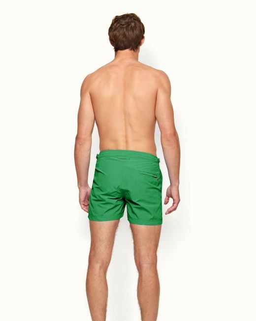 Orlebar Brown Green Shorter-length Swim Short for men