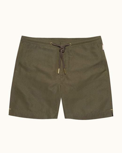 Orlebar Brown Green Luxury Drawcord Swim Shorts for men