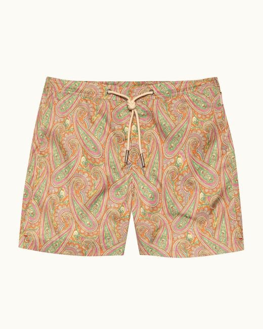 Orlebar Brown Natural Multi Carnival Paisley Swim Shorts for men