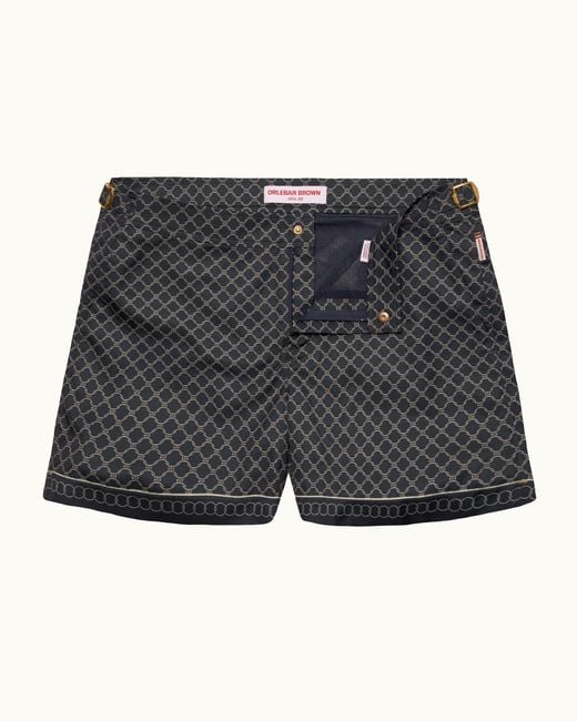 Orlebar Brown Gray Dark Tessoro Setter Swim Shorts for men