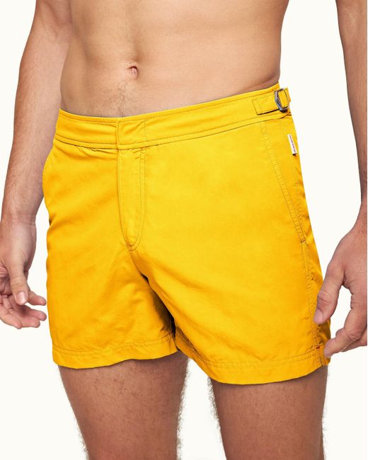 Orlebar Brown Yellow Shorter-length Swim Short for men